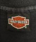 画像2: 80'S HARLEY DAVIDSON "SOUTHERN SPORTSWEAR INC" シングルステッチ 両面プリント 半袖 Tシャツ ブラック USA製 (VINTAGE) (2)