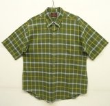 60'S VAN HEUSEN "ALL COTTON" 半袖 BDシャツ チェック柄 (VINTAGE)