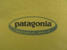 他の写真2: 90'S PATAGONIA 黒タグ オーバルロゴ バックプリント 長袖 Tシャツ ピスタチオ USA製 (VINTAGE)