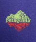 画像4: 90'S PATAGONIA 背面ロゴ バックプリント 半袖 Tシャツ ダークブルー USA製 (VINTAGE) (4)