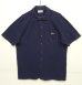 画像1: 80'S CHEMISE LACOSTE フルオープン ポロシャツ ネイビー スペイン製 (VINTAGE) (1)