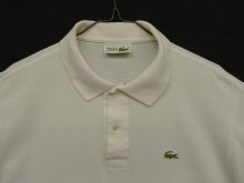 他の写真1: 80'S CHEMISE LACOSTE ポロシャツ ホワイト フランス製 (VINTAGE)