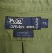 画像2: 90'S RALPH LAUREN "POSTBOY" ツイル 長袖 バンドカラーシャツ オリーブ (VINTAGE) (2)