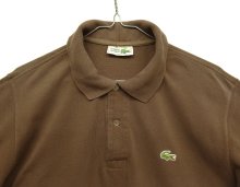 他の写真1: 70'S CHEMISE LACOSTE ポロシャツ ブラウン フランス製 (VINTAGE)