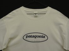 他の写真1: 90'S PATAGONIA "BENEFICIAL T'S" 染み込みプリント オーバルロゴ 半袖 Tシャツ ホワイト (VINTAGE)