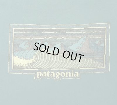 画像3: 90'S PATAGONIA 黒タグ バックプリント 半袖 Tシャツ ティール USA製 (VINTAGE)