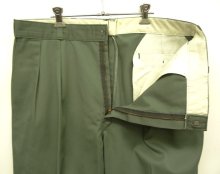 他の写真1: 80'S DICKIES チビタグ ツープリーツ ワークパンツ オリーブ W38L32 USA製 (VINTAGE)