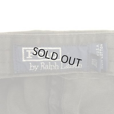 画像6: 90'S RALPH LAUREN "POLO SPORT" レザーロゴ ベースボールキャップ ブラック USA製 (VINTAGE)