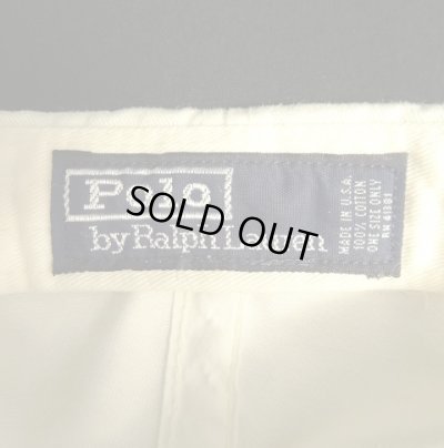 画像6: 90'S RALPH LAUREN ロゴ刺繍 ベースボールキャップ ホワイト USA製 (VINTAGE)