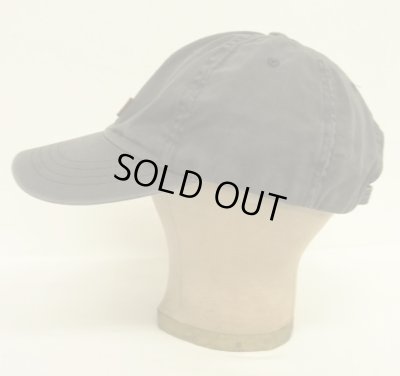 画像3: 90'S RALPH LAUREN "POLO SPORT" レザーロゴ ベースボールキャップ ブラック USA製 (VINTAGE)