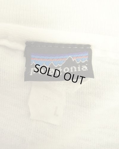 画像2: 80'S PATAGONIA 黒タグ シングルステッチ 半袖 Tシャツ ホワイト USA製 (VINTAGE)