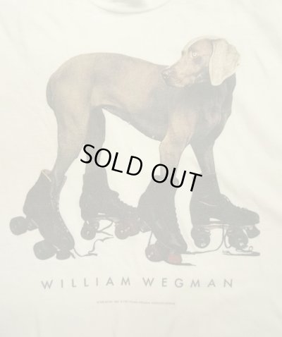 画像3: 90'S WILLIAM WEGMAN "ROLLER ROVER" FOTOFOLIO製 半袖 Tシャツ USA製 (VINTAGE)