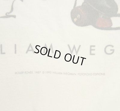 画像4: 90'S WILLIAM WEGMAN "ROLLER ROVER" FOTOFOLIO製 半袖 Tシャツ USA製 (VINTAGE)