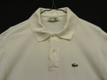 他の写真1: 70'S CHEMISE LACOSTE "T.I.M S.A.製" ポロシャツ ホワイト フランス製 (VINTAGE)