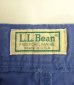 画像2: 80'S LL Bean ツープリーツ チノショーツ ブルー 42TALONジップ USA製 (VINTAGE) (2)