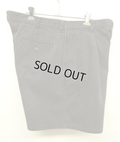 画像5: 80'S RALPH LAUREN ツープリーツ チノショーツ ブラック USA製 (VINTAGE)