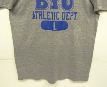 他の写真3: 90'S RUSSELL ATHLETIC "BYU ATHLETIC DEPT" シングルステッチ 半袖 Tシャツ 杢グレー USA製 (VINTAGE)