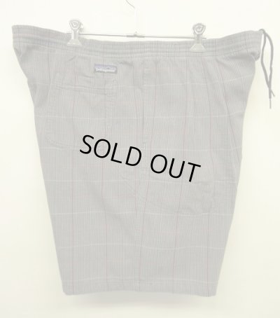 画像4: 90'S PATAGONIA "MONDOS SHORTS" ドローコード付き ツータックショーツ グレンチェック (VINTAGE)