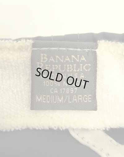画像6: 90'S BANANA REPUBLIC 6パネル ナイロンキャップ ネイビー USA製 (VINTAGE)