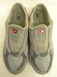 他の写真1: NEW BALANCE 990 ナイロンメッシュ/スウェード スリッポン グレー USA製 (日本未発売)