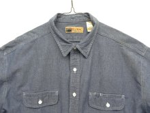 他の写真1: 90'S BIG MAC コットン100% 半袖 シャンブレーシャツ ブルー (VINTAGE)