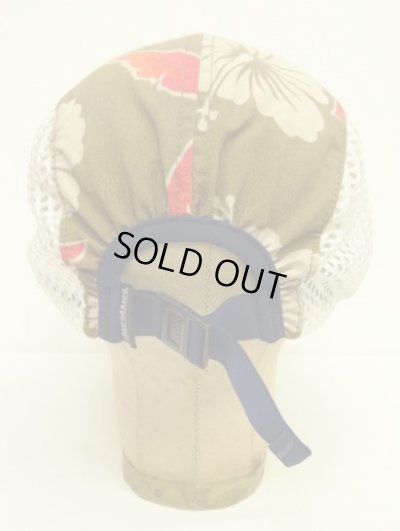 画像4: 00'S PATAGONIA "SPOONBILL CAP" サイドメッシュキャップ ハイビスカス柄 USA製 (VINTAGE)