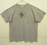 80'S CHAMPION "COLUMBIA UNIVERSITY" トリコタグ 染み込みプリント 88/12 Tシャツ 杢グレー USA製 (VINTAGE)