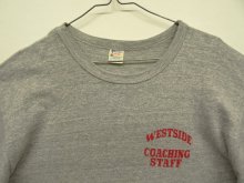 他の写真1: 80'S CHAMPION "WESTSIDE COACHING STAFF" トリコタグ 88/12 Tシャツ 杢グレー USA製 (VINTAGE)