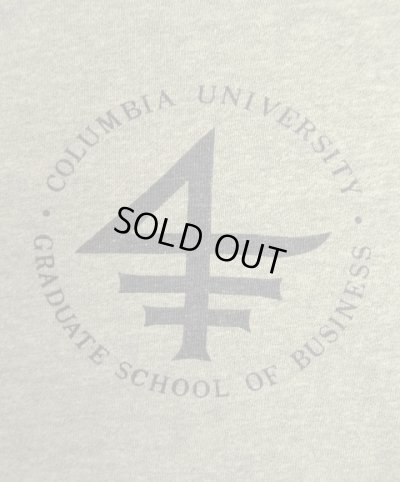 画像3: 80'S CHAMPION "COLUMBIA UNIVERSITY" トリコタグ 染み込みプリント 88/12 Tシャツ 杢グレー USA製 (VINTAGE)