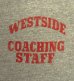 画像3: 80'S CHAMPION "WESTSIDE COACHING STAFF" トリコタグ 88/12 Tシャツ 杢グレー USA製 (VINTAGE) (3)