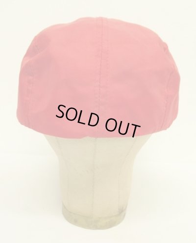 画像4: 80'S LL Bean ナイロン ロングビル キャップ レッド USA製 (DEADSTOCK)