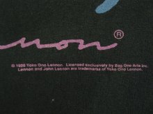 他の写真2: 90'S JOHN LENNON "BAG ONE ARTS" 両面プリント Tシャツ ブラック USA製 (VINTAGE)