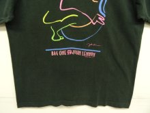 他の写真3: 90'S JOHN LENNON "BAG ONE ARTS" シングルステッチ Tシャツ ブラック USA製 (VINTAGE)
