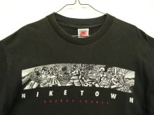 他の写真1: 90'S NIKE "NIKE TOWN" 銀タグ シングルステッチ 半袖 Tシャツ ブラック USA製 (VINTAGE)