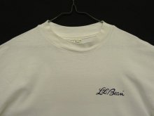 他の写真1: 80'S LL Bean "筆記体ロゴ" シングルステッチ 半袖 Tシャツ ホワイト USA製 (VINTAGE)