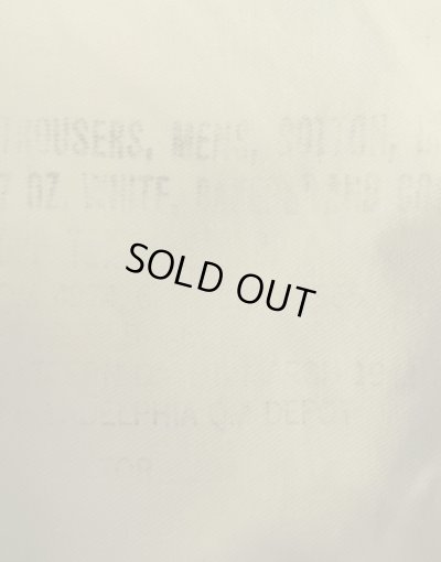 画像3: 50'S アメリカ軍 US ARMY "コットンドリル地" ベイカーパンツ ミルクパンツ (VINTAGE)