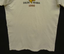 他の写真3: 90'S DESERT SHIELD 染み込み両面プリント シングルステッチ 半袖 Tシャツ ホワイト USA製 (VINTAGE)