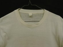 他の写真1: 70'S BELL HELMETS 染み込みプリント シングルステッチ 半袖 Tシャツ ホワイト (VINTAGE)