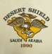 画像3: 90'S DESERT SHIELD 染み込み両面プリント シングルステッチ 半袖 Tシャツ ホワイト USA製 (VINTAGE) (3)