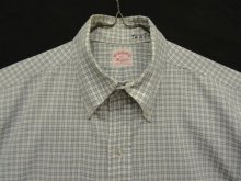 他の写真1: 70'S BROOKS BROTHERS "MAKERS" 6ボタン オックスフォード 半袖 BDシャツ チェック柄 USA製 (VINTAGE)