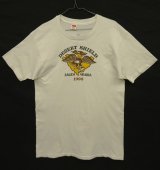 90'S DESERT SHIELD 染み込み両面プリント シングルステッチ 半袖 Tシャツ ホワイト USA製 (VINTAGE)