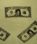 画像3: 80'S ONE DOLLAR BILL 両面プリント シングルステッチ 半袖 Tシャツ イエロー USA製 (VINTAGE) (3)