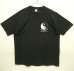 画像1: 90'S YIN AND YANG 両面プリント シングルステッチ 半袖 Tシャツ ブラック USA製 (VINTAGE) (1)