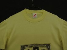 他の写真1: 80'S ONE DOLLAR BILL 両面プリント シングルステッチ 半袖 Tシャツ イエロー USA製 (VINTAGE)