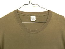 他の写真1: 80'S アメリカ軍 US ARMY "ALL COTTON" シングルステッチ 半袖 Tシャツ ブラウン (VINTAGE)