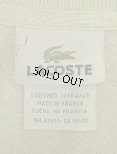 画像2: 90'S CHEMISE LACOSTE ポロシャツ ピスタチオヘザー フランス製 (VINTAGE)