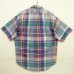 画像3: 90'S RALPH LAUREN コットン 半袖 BDシャツ マドラスチェック カナダ製 (VINTAGE) (3)