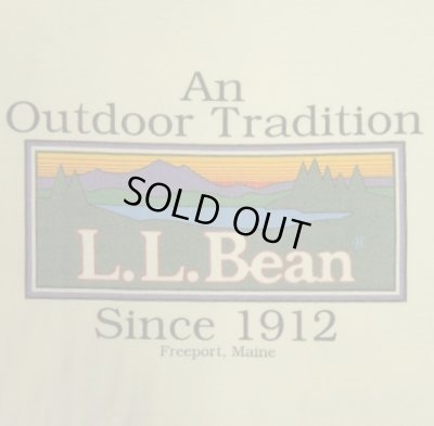 画像3: 80'S LL Bean シングルステッチ 半袖 Tシャツ オフホワイト USA製 (VINTAGE)