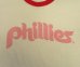 画像3: 70'S CHAMPION "PHILLIES" バータグ 染み込みプリント リンガーTシャツ ホワイト USA製 (VINTAGE) (3)