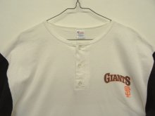 他の写真1: 80'S CHAMPION "GIANTS" トリコタグ 染み込みプリント ベースボール Tシャツ ホワイト/ブラック USA製 (VINTAGE)